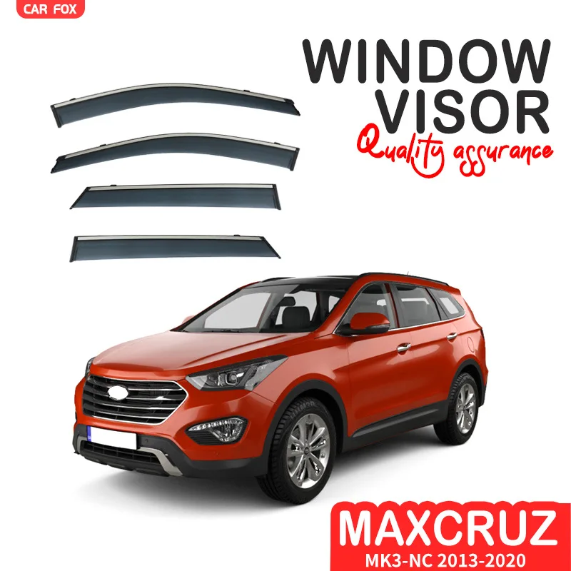 

For Hyundai Maxcruz 2013-2020 Car Window Visor Awning Shelters Windshield Side Window Rain Sun Shade Accessories Car Styling