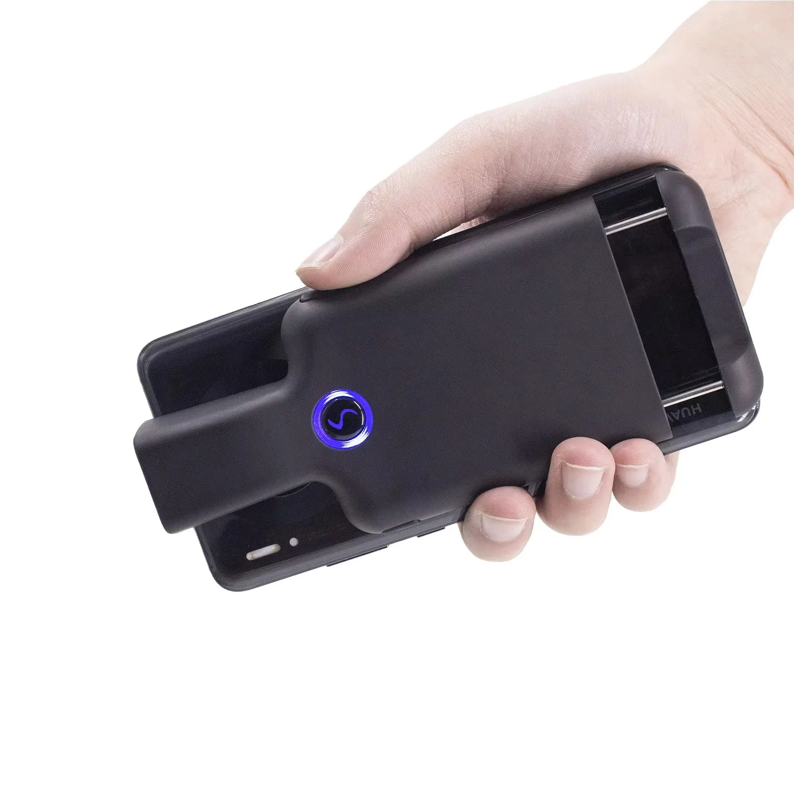 2D Phone Back Clip Bluetooth Barcode Scanner Portable Barcode Reader Data Matrix Code 1D 2D QR Scanner Android IOS System