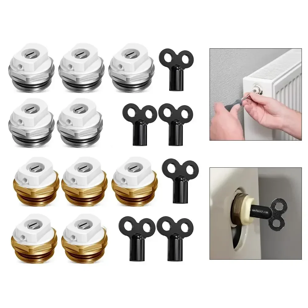 

Brass Radiator Valve Air Vent Key Effective Air Venting Flexible Compatibility Long-lasting Reliability 24 X 19 X 24 Millimetres