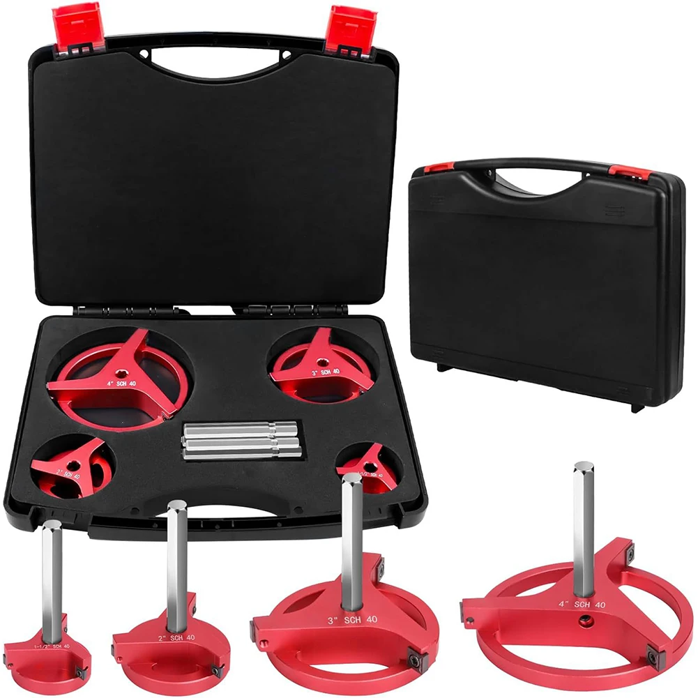 Innovative For PVC Pipe Reaming Solution 4PCS Set Tailored for Effective Maintenance and Repair of Various Pipeline Sizes