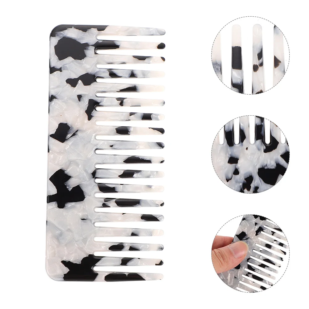 

2 Pcs Anti-static Comb for Women Combs Hair Styling Dryer Stylist Cute Products Acetate Sheet