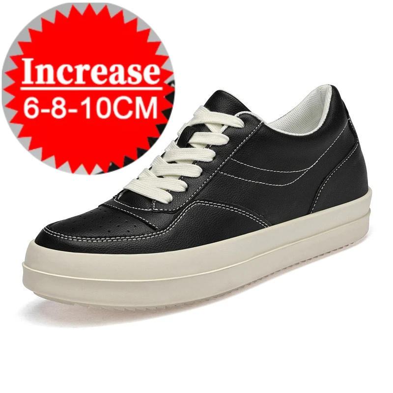 

Men Sneakers Casual Heightening Shoes 8cm Height Increase Shoes for Men Summer Breathable 6cm Elevator Shoes 10cm Insole Taller