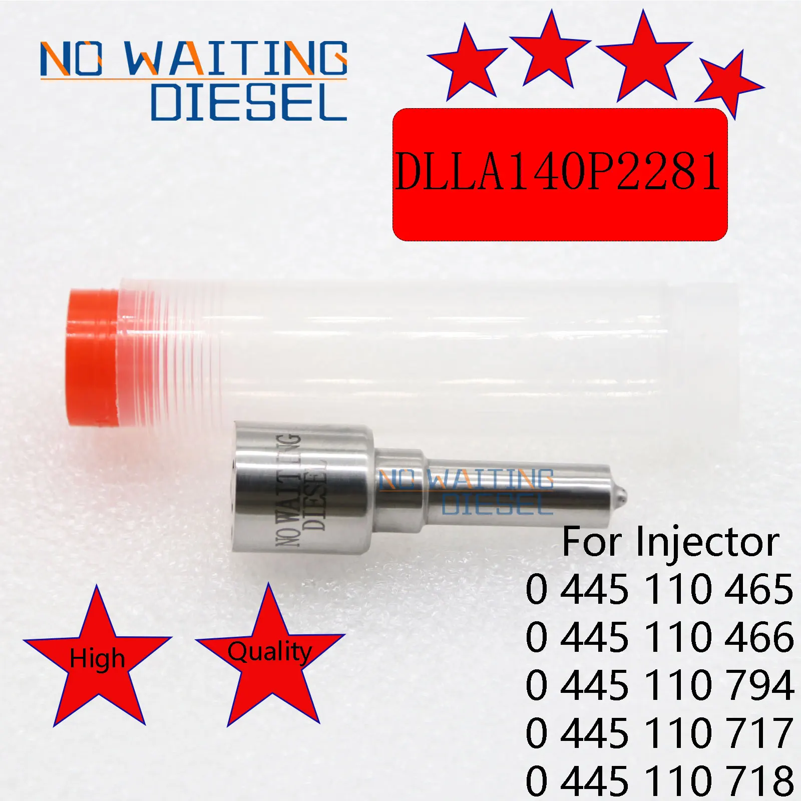 

Oil Pump Nozzle DLLA140P2281 Fuel Injector Pump DLLA 140P 2281 Nozzles OEM 0433172281 For 0445110465 0445110466 0445110794