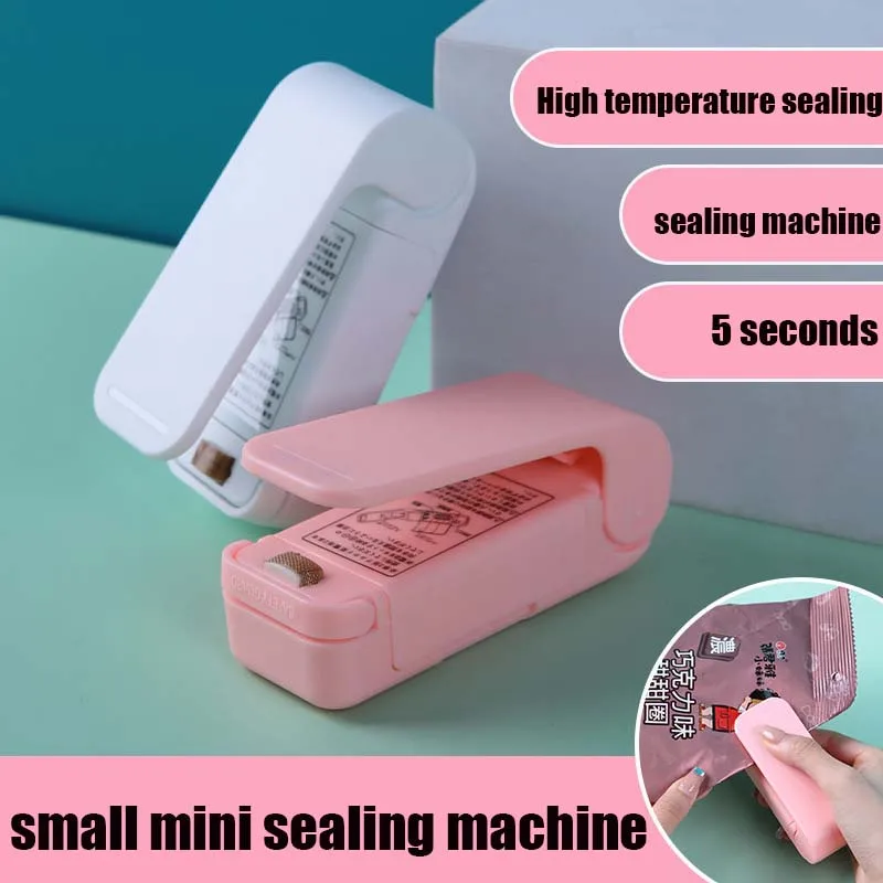 Compact and Portable Mini Plastic Sealing Machine for Snack Foil and Plastic Bags Efficient Heat Sealer for Food Preservation