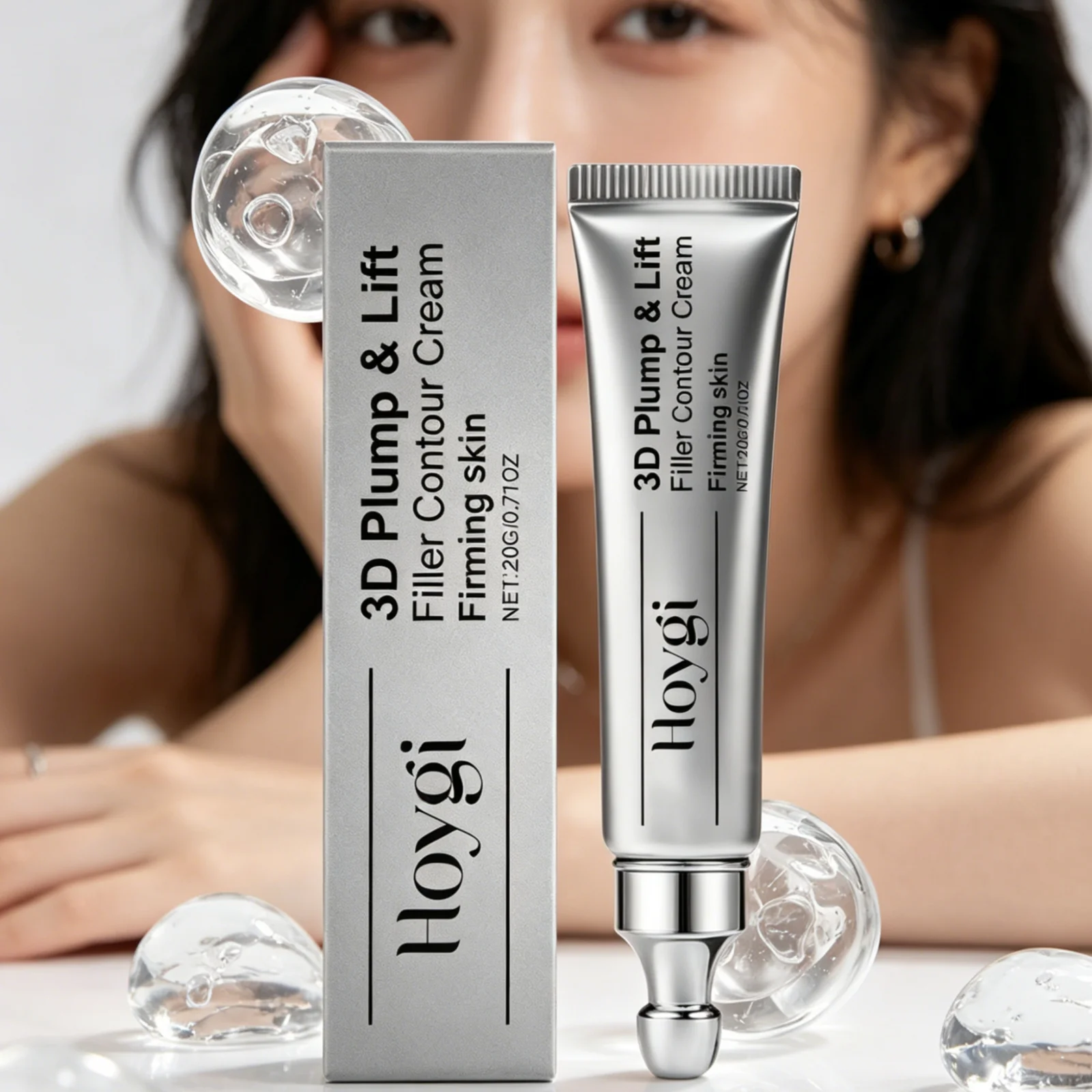 Hoygi Anti Wrinkle Eye Cream Fade Fine Lines Deeply Moisturizing Relieve Dry Comfortable Relaxing Lightweight Firming Eye Cream