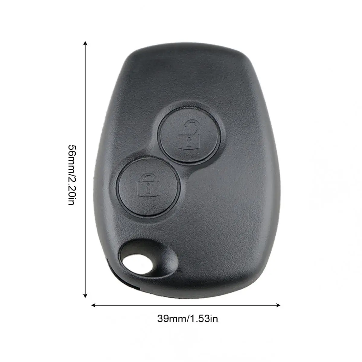 2 Buttons Remote Car Keyless Key Fob Case Shell Fit for Renault Kangoo Clio Fluence Sandero DACIA Logan Duster Laguna Espace