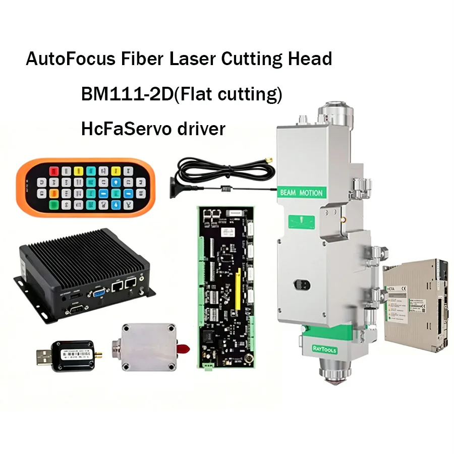 Raytools XC3000 Plus BM111 fiber laser cutting head 3.3kw HcFa servo motor automatic focusing for metal cutting