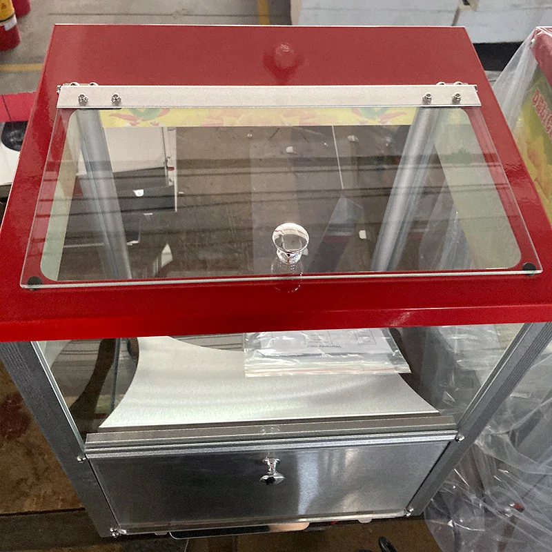 30L PW01 Potato Chip and Corn Chip Warmer, Commercial Countertop French Fry Warmer, Glass Food Display Case