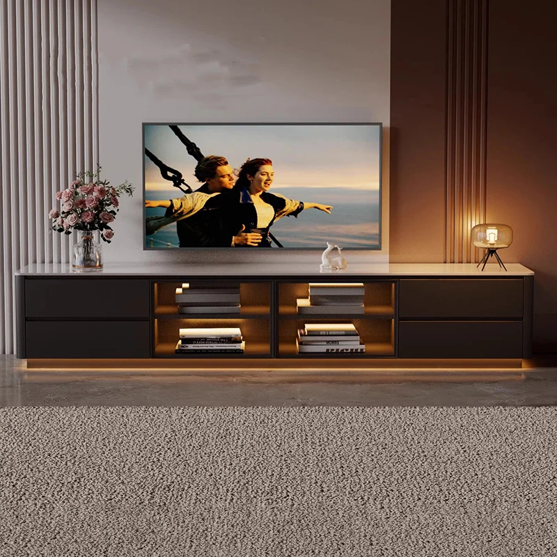 

Современные кронштейны для телевизора в скандинавском стиле, итальянские минималистичные подставки для телевизора, винтажная мебель для гостиной премиум-класса с папоротниками