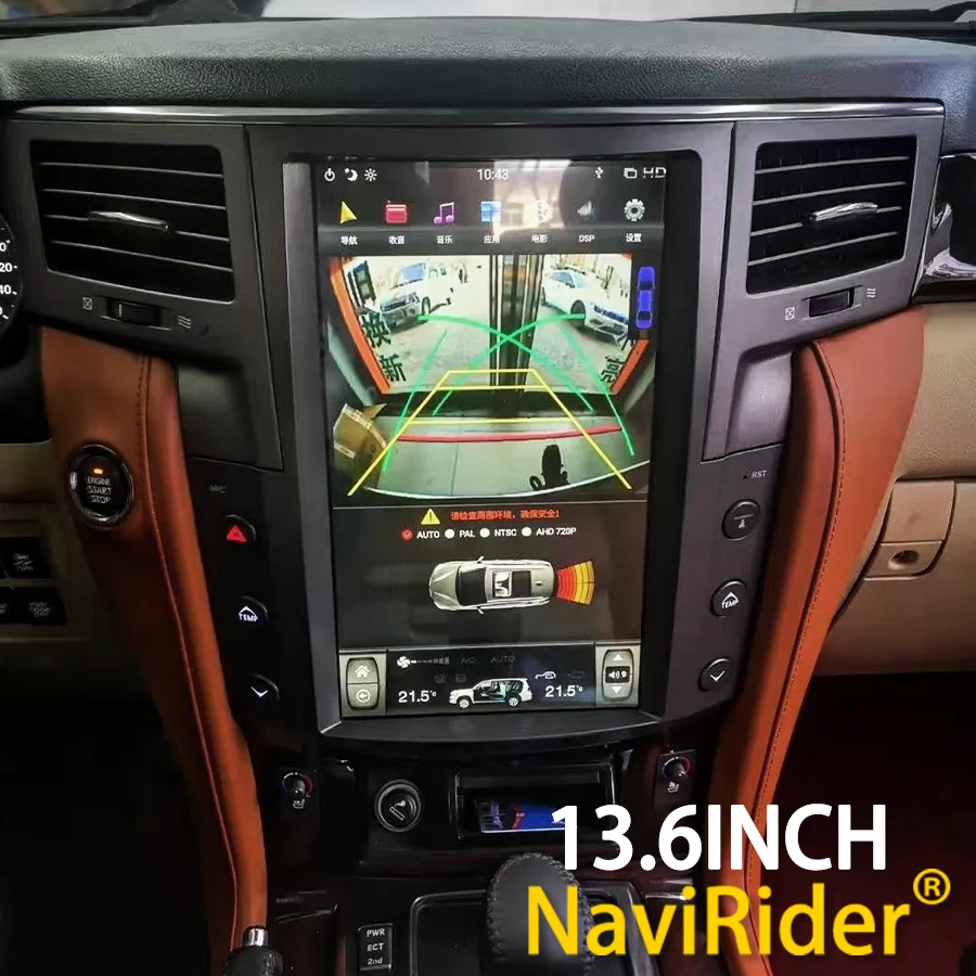 

13,6-дюймовый Android-экран для LEXUS LX570 2007-2015, автомобильная магнитола с CarPlay, мультимедийный видеоплеер, автостереосистема, GPS-навигация, головное устройство с поддержкой 4G.