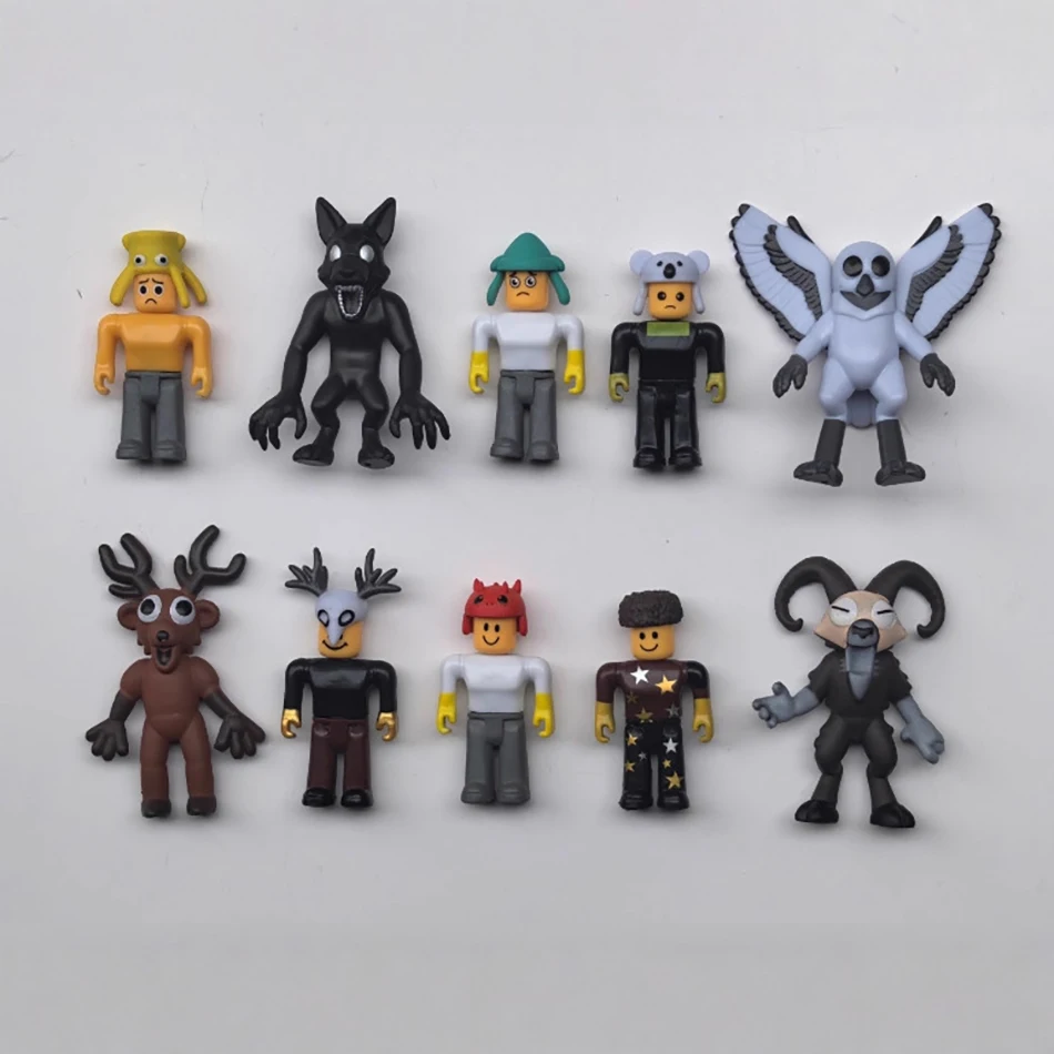 Nuovo 99 notti nella foresta Figure Borsa cieca Modello 99 notti nella foresta Figurina Horror Cervo Gufo Capra Lupo PVC Ornamento Giocattoli