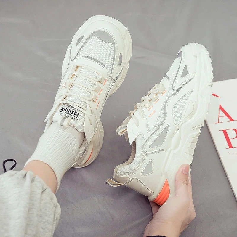 

Дышащая спортивная обувь для бега на толстой платформе с сетчатым верхом для мужчин, высококачественные уличные низкие цены, дизайнерские повседневные мужские кроссовки для спортзала