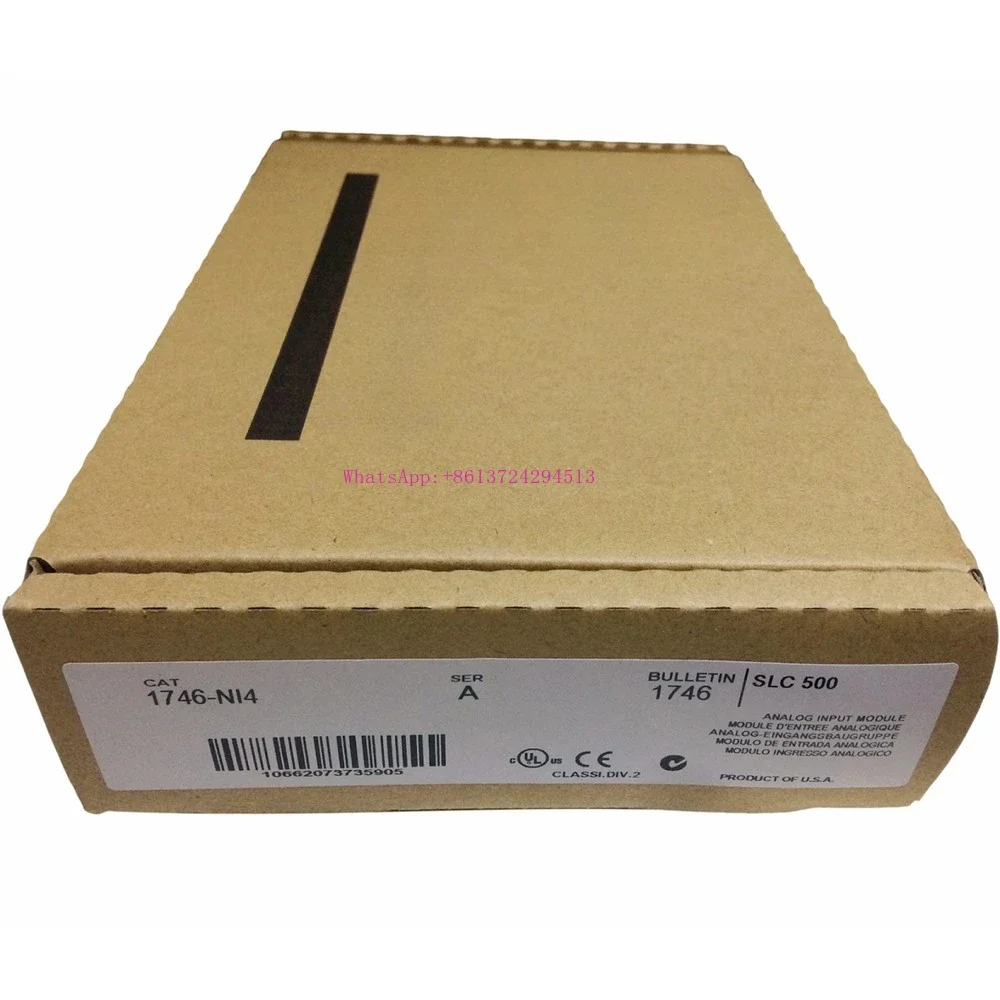 

New Factory Sealed 1746-NI4 SER A SLC 500 Analog Input Module 1746NI4