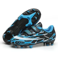 Kids Soccer Shoes FG/TF Football Boots Child Indoor Cleats Grass Sneakers Boys Girls Outdoor Athletic Training Sports Footwear