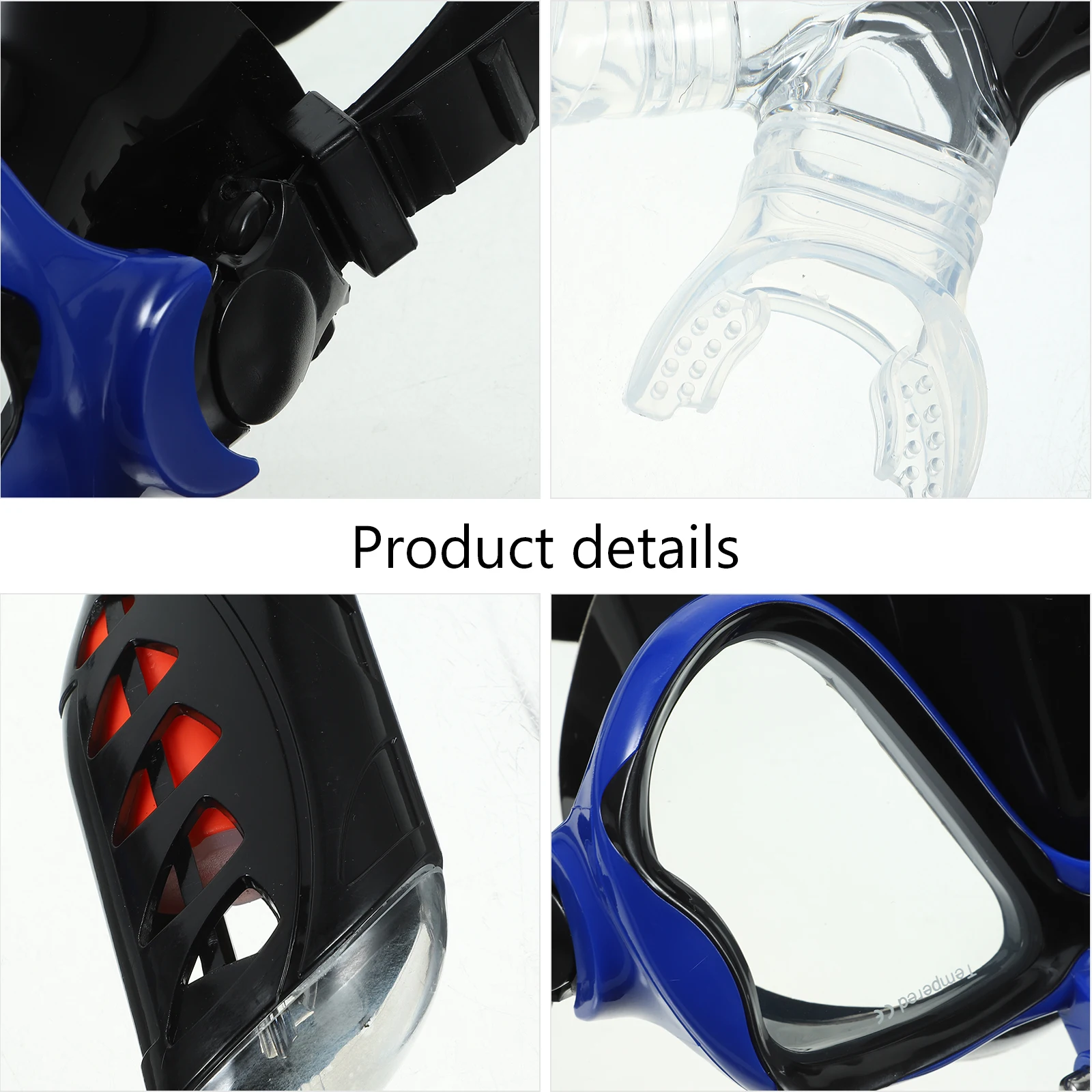 

Diving Glasses Snorkeling Gear for Adults Scuba Mask Swim Goggles Tempered Snorkle