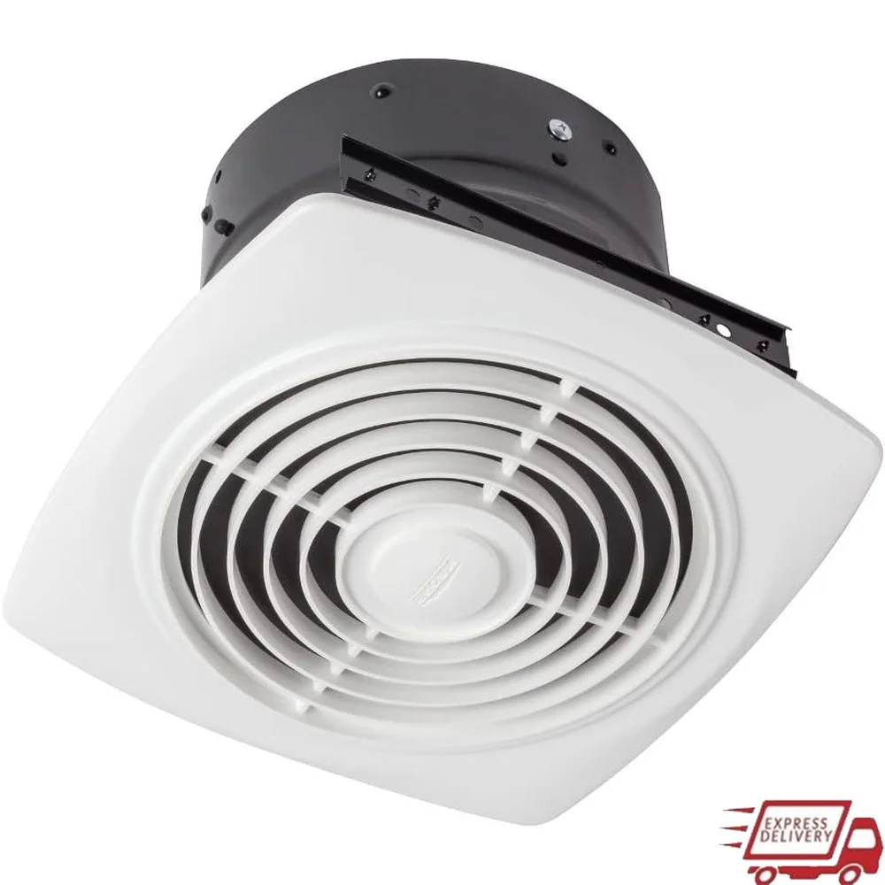 200 CFM مروحة العادم سقف جبل التهوية 8 بوصة HVI معتمدة سهلة التركيب عالية الكفاءة المطبخ تدفق الهواء 8.5 Sones