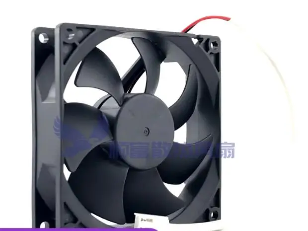 SOMREAL XY9225S DC 24V 0.30A 90x90x25mm 2-Wire Server Cooling Fan