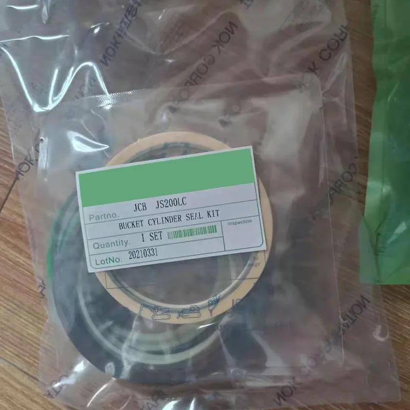 For JCB JS200 JS200LC Boom Bucket Arm Seal Kit Excavator Hydraulic Cylinder Oil Seal Repair Kit