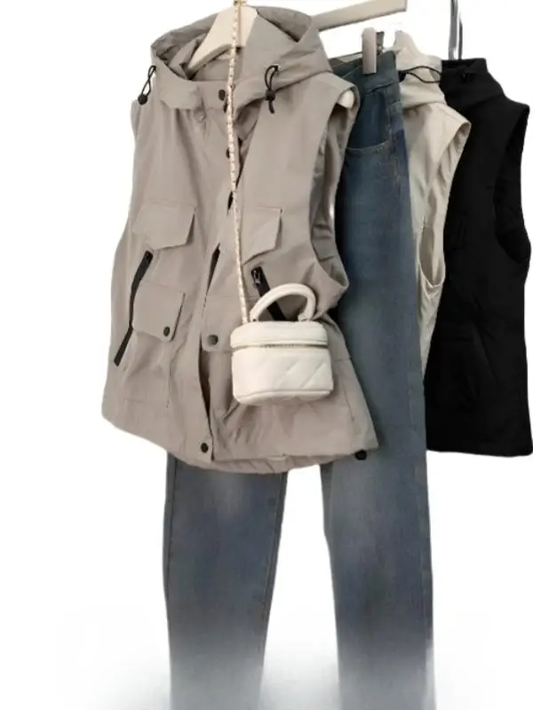 

Vests Waistcoats Thin Womens Duck Fall Tweed Lapels Checked Three-Button Workplace Corporation Business Classical Formal Stylish