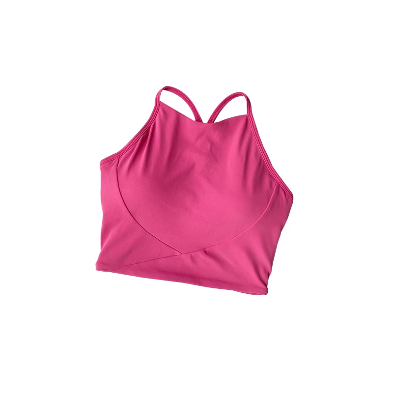 Summer Sports Underwear Women\'s Fitness Running Camisole Shockproof and Sagging Sexy Beauty Back Yoga Bra Quick Drying