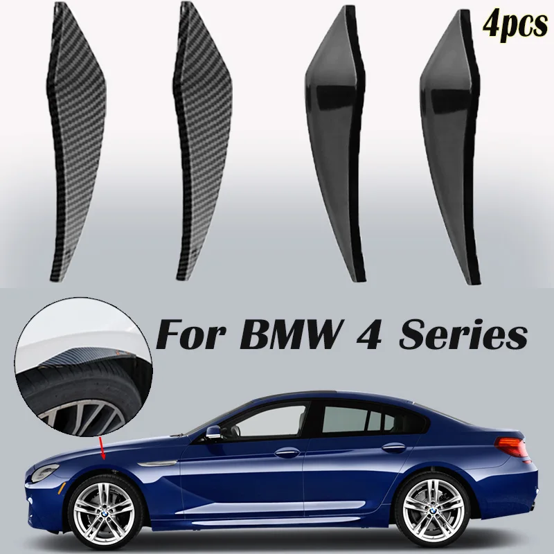 For BMW 4 Series F32 F33 F36 G22 G23 G26 2014-2024 2025 4PCS Car Wheel Eyebrow Bumper Fender Splash Guard