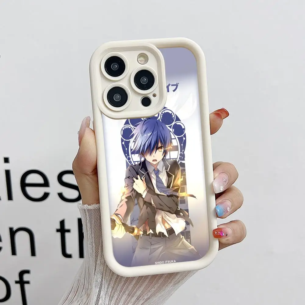 

Чехол для телефона Date a Live Itsuka Shido для iPhone 17, 16, 15, 14, 13, 12, 11 Air Pro Max Plus, утолщенный цветной чехол из ТПУ для смартфона