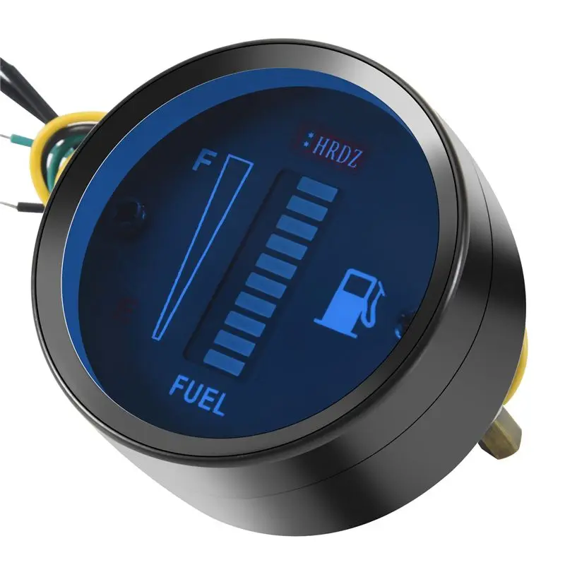 24V 2 Inch 52Mm Universal Car Motorcycle Fuel Level Meter Gauge LED Light Display Fuel Tank Gauge Boat Truck RV-ABQF view 4