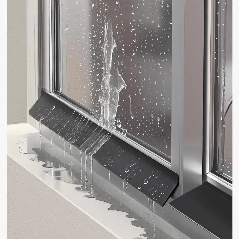 Balcony Insulation Windproof Sealing Strip Flashing Board 50cm Home Window Water Blocking Bar Sliding Window Rain Weatherstrip
