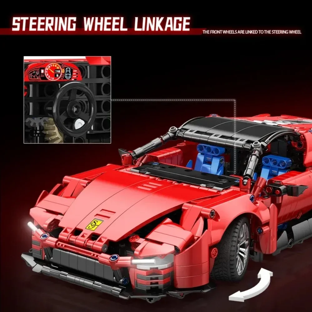 1000 + PCS NEUE SP3 Supercar Technische Gebäude Block Racing Auto Stadt Geschwindigkeit Fahrzeug Moc Ziegel Modell Spielzeug für Kind weihnachten Geschenk