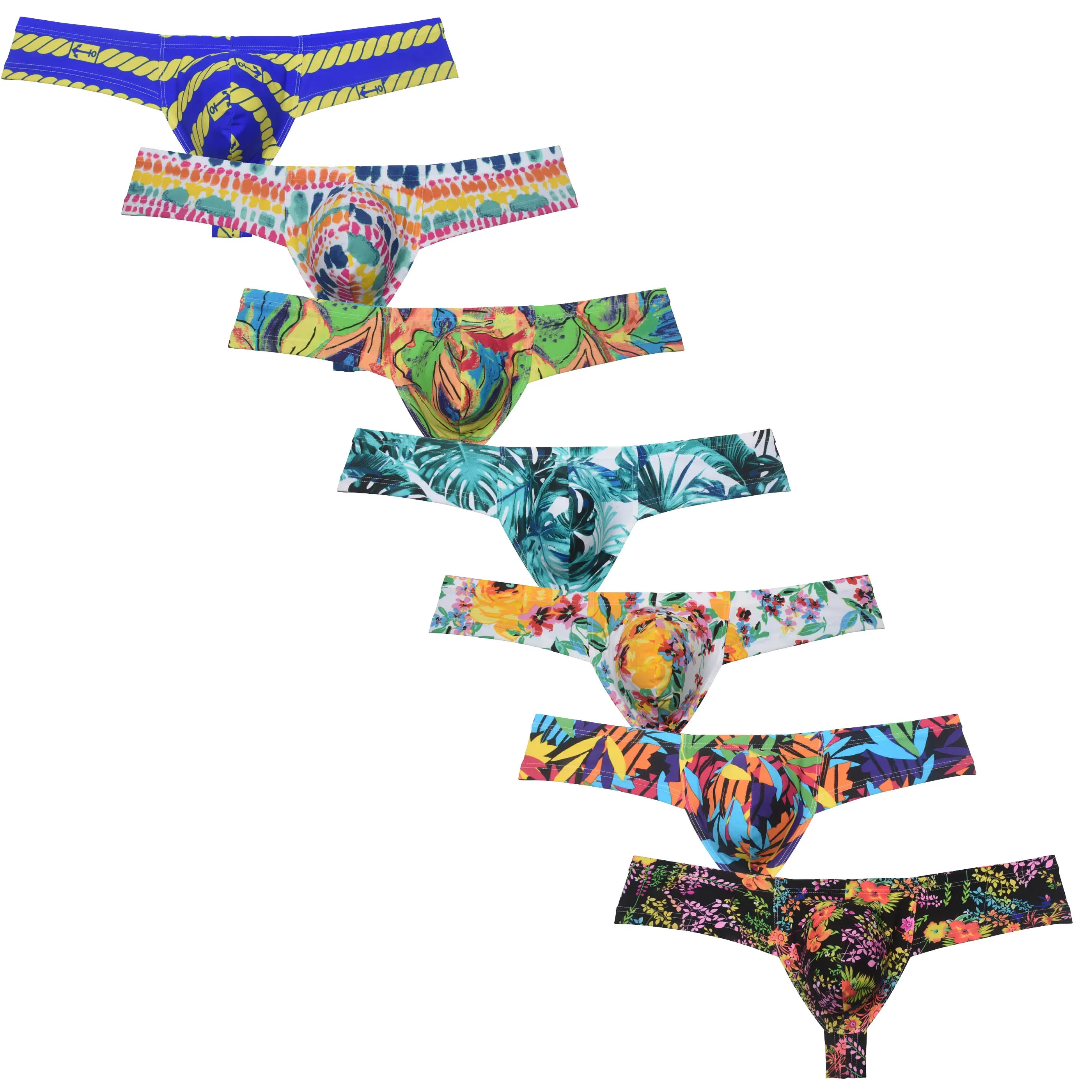 Brand Mens Underpants Nylon Boxer Homme Male U Convex Pouch Breathbale Panties Shorts Mini Boxers