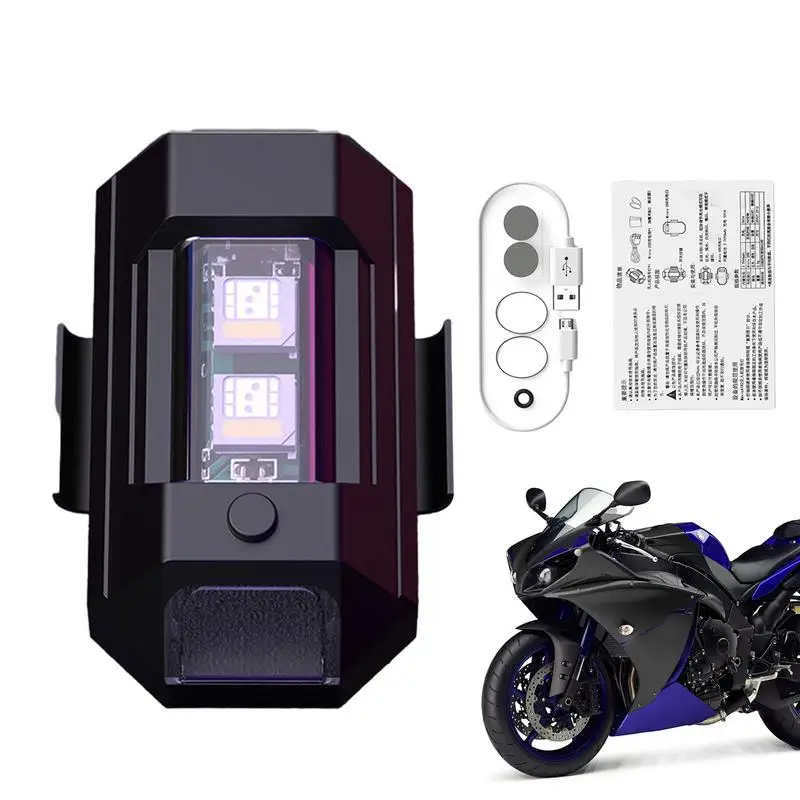 Anti-Collision Lights For Drones Signal Strobe LED Warning Light Drone Spotlights With Multiple Lighting Modes For Motorcycles