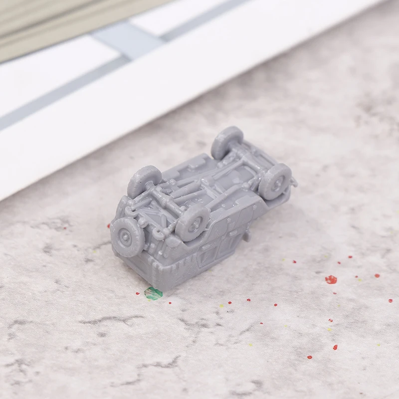 1 PCS 1/144 Scale UAZ-469 4x4 Light Utility Gray Vehicle MODEL KIT 3D Printing Scale Model Model
