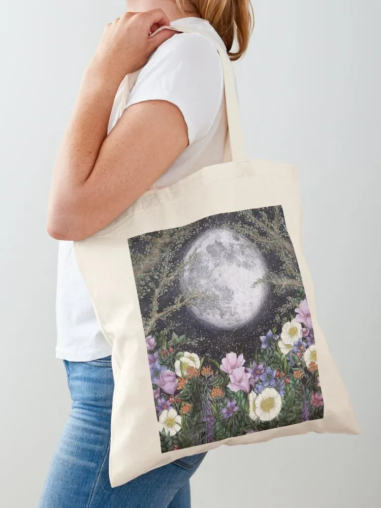 

Midnight in the Garden II Tote Bag canvas tote Handbags women university cute