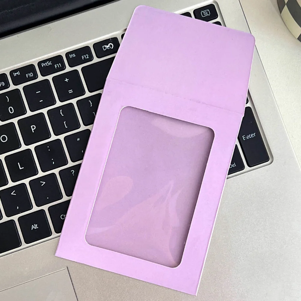 

40Pcs Macaron Card Sleeves Large Quantity DIY Elements Option for Business Id Cards Protection Card Sleeves