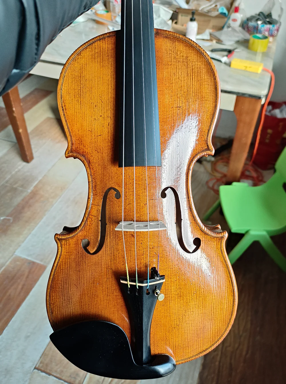 JB Collin-Mezin French Professional Violin 4/4 Size #3557 Hand Made Oil Antiqued Varnish Austrian Spruce Stradivarius