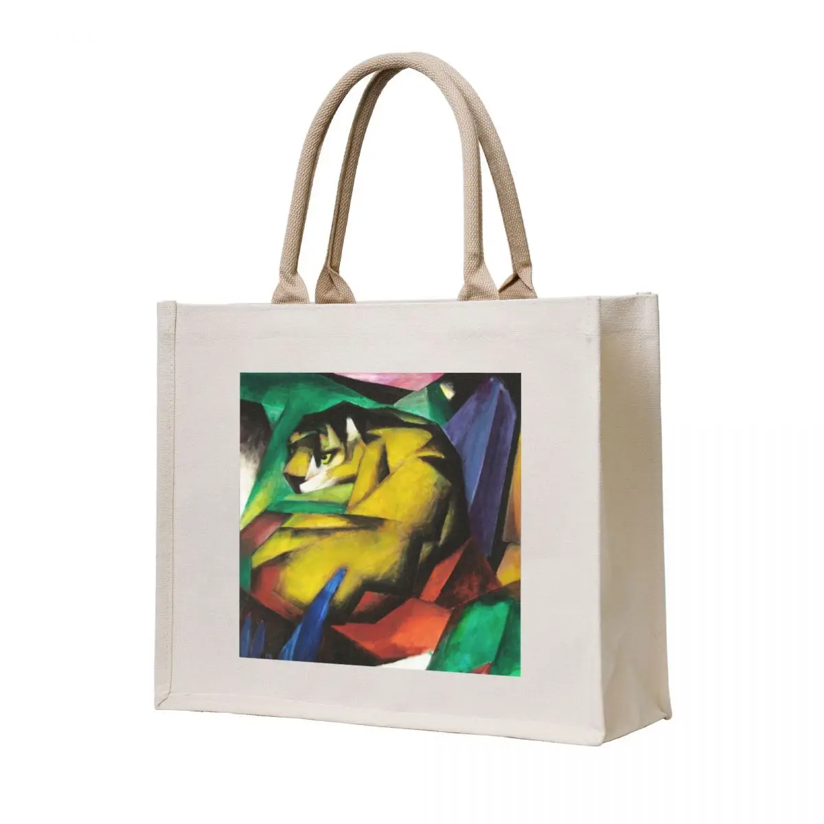 

The Tiger - Franz Marc (1880 – 1916) Tote Bag shopping trolley bag Lady bags Shopper