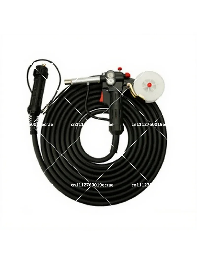 MIG Welder Spool Gun Wire Feeder for Aluminum Welding, 10Ft 3M Euro Connection 24V DC Motor, Standard Spool with Free Nozzle