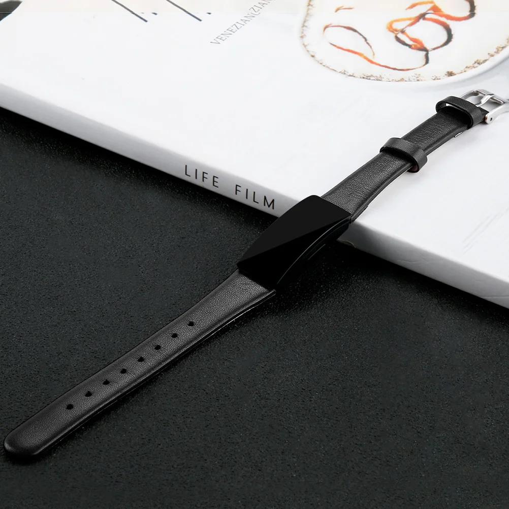 

1Pcs Stylish Leather Wristband Replacement Strap Compatible With Fitbit Inspire Great For Weddings And Meetings