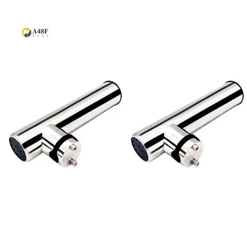 

A48F-2PCS Boat Fishing Rod Holder Brackets 316 Stainless Steel Rod Holder For Rails 18-26Mm Sail Boat Parts