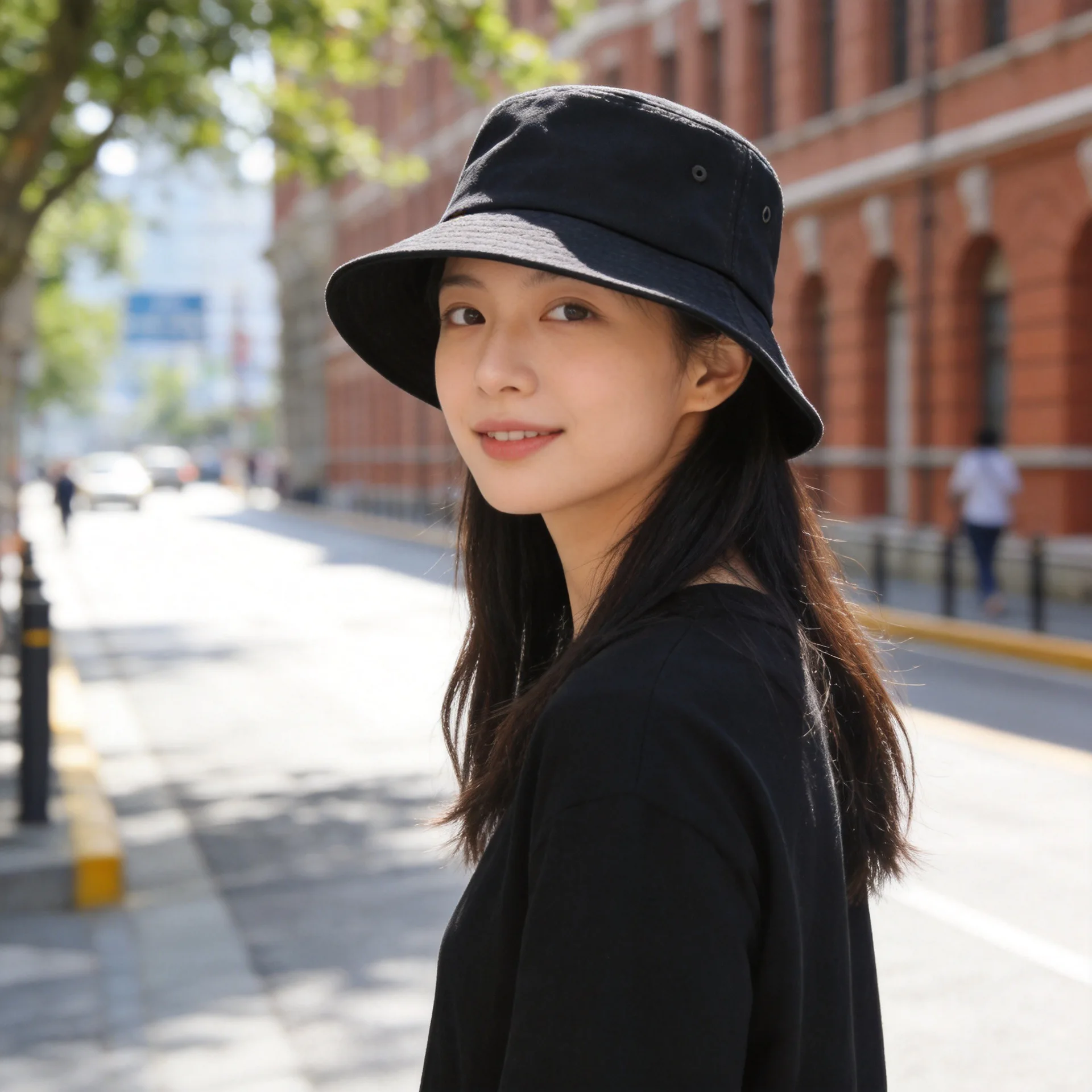 1 new spring and summer fashion versatile Japanese and Korean version basin hat wholesale double-layer bucket hat