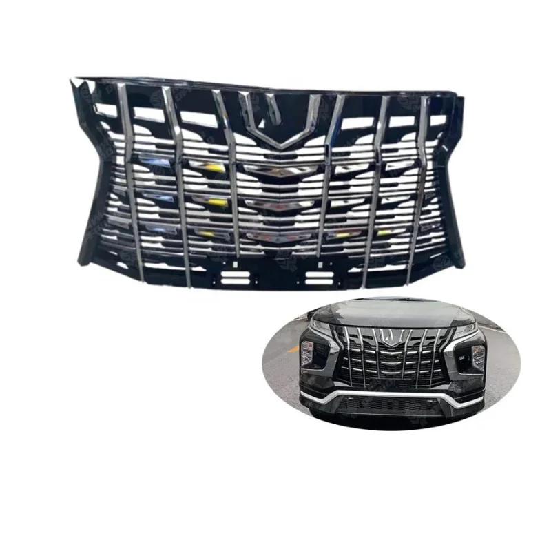 

ABS Auto Exterior Accessories Upper Facelift Racing Grills Front Hood Bumper Grill for Montero Sport 2020+