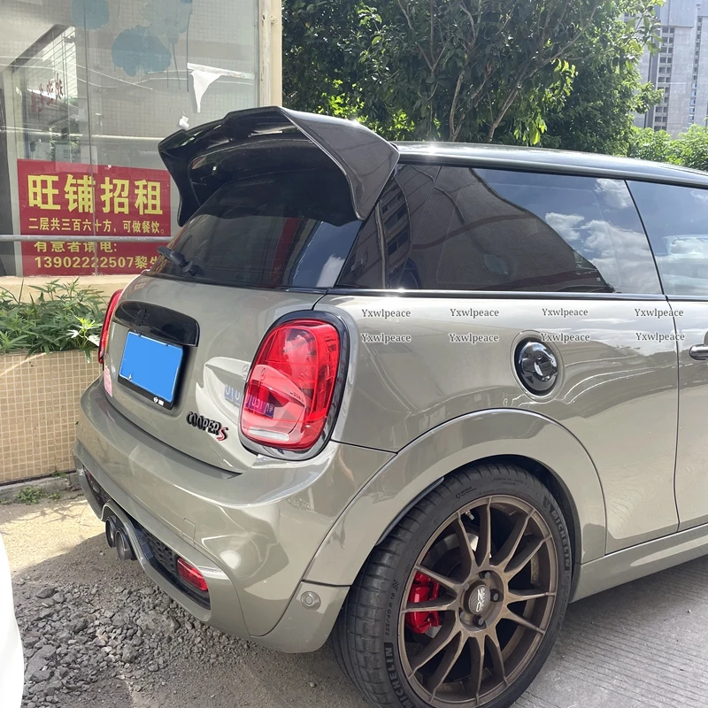 AG Style vera fibra di carbonio/FRP Spoiler sul tetto posteriore tronco ala Body Kit accessori per MINI Cooper F56 F55 2014-2020