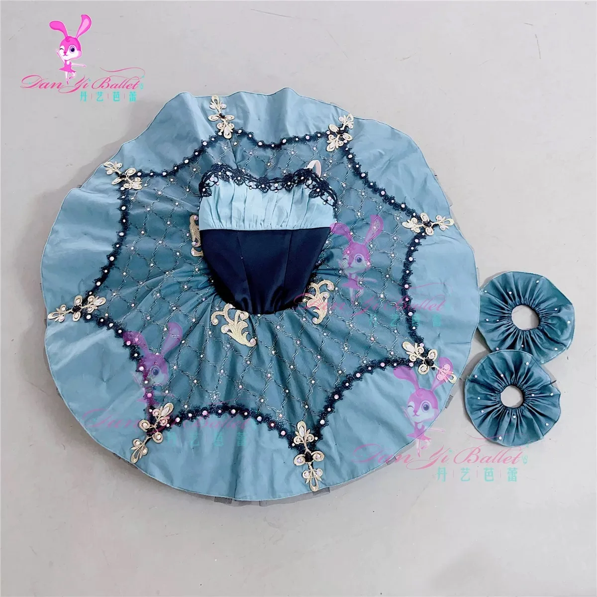 Danyi professional ballet blue Esmeralda performance dress tutu competition costume GDP women's customization