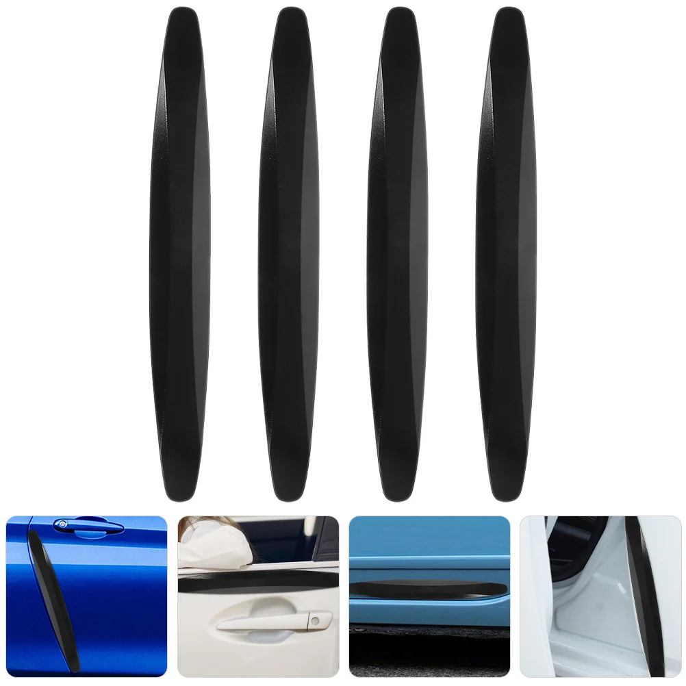 

4 Pcs Anti-scratch Anti-collision Protection Strip Car Door Protector Shaped Pu Edge