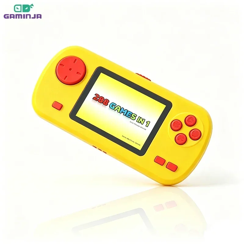 GAMINJA Retro Handheld Game Console Portable Video Game Player 2.4 Inch TFT Screen 128 Built-in Classic Games