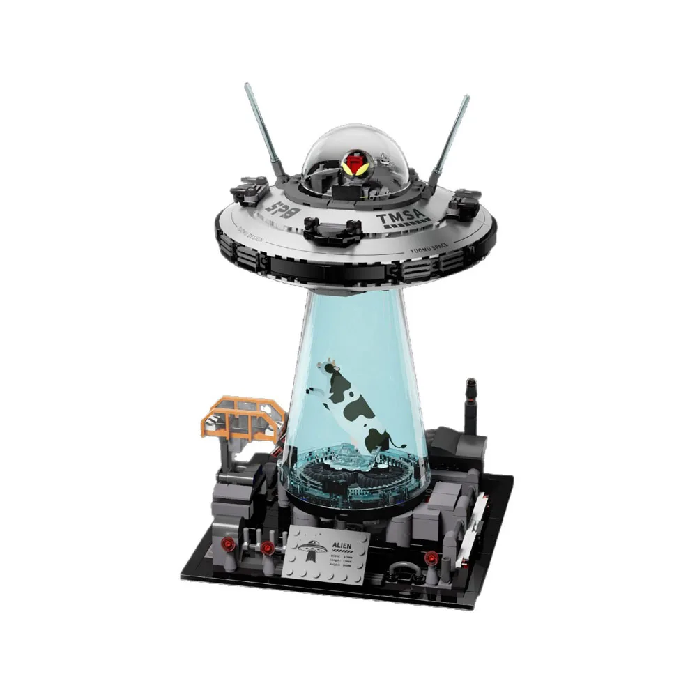 

IN STOCK MOC Idea Space UFO Spacecraft Building Blocks Bricks Assembling Model DIY Toys for Children Birthday Gift Set
