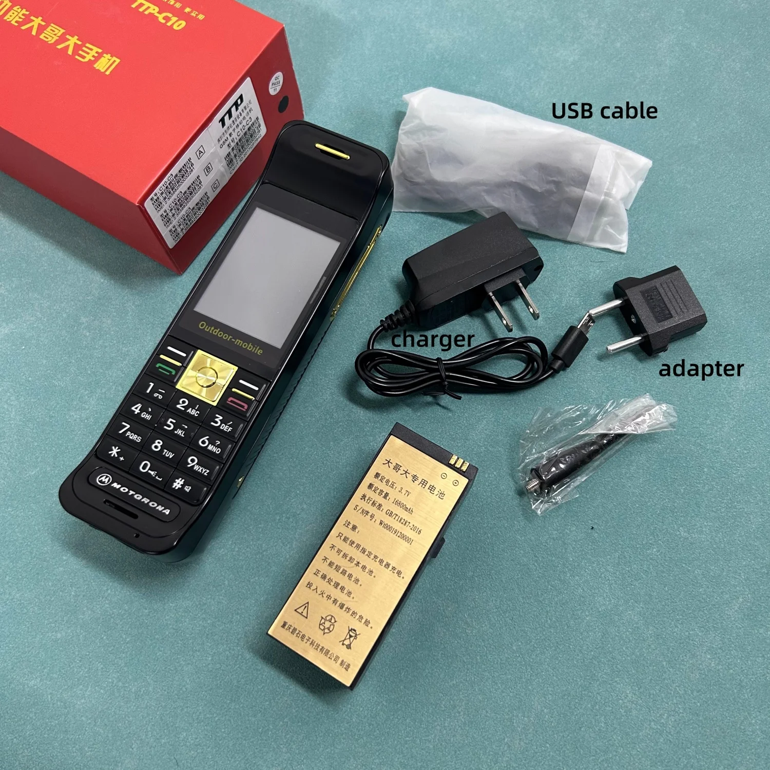 C10 Big Brother LTE 4G Touchscreen Mobile Phone Super-long Standby 2.6inches Dual SIM Card Loud Voice Unlocked Cellphone