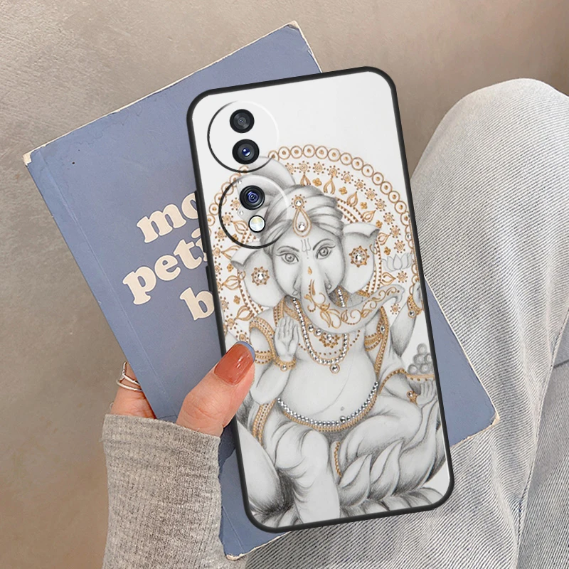 Ganesh Elephant God Case For Huawei Honor X8 X9a 50 70 Magic5 P40 P30 P20 Lite P50 Pro Nova 5T P Smart Z Cover