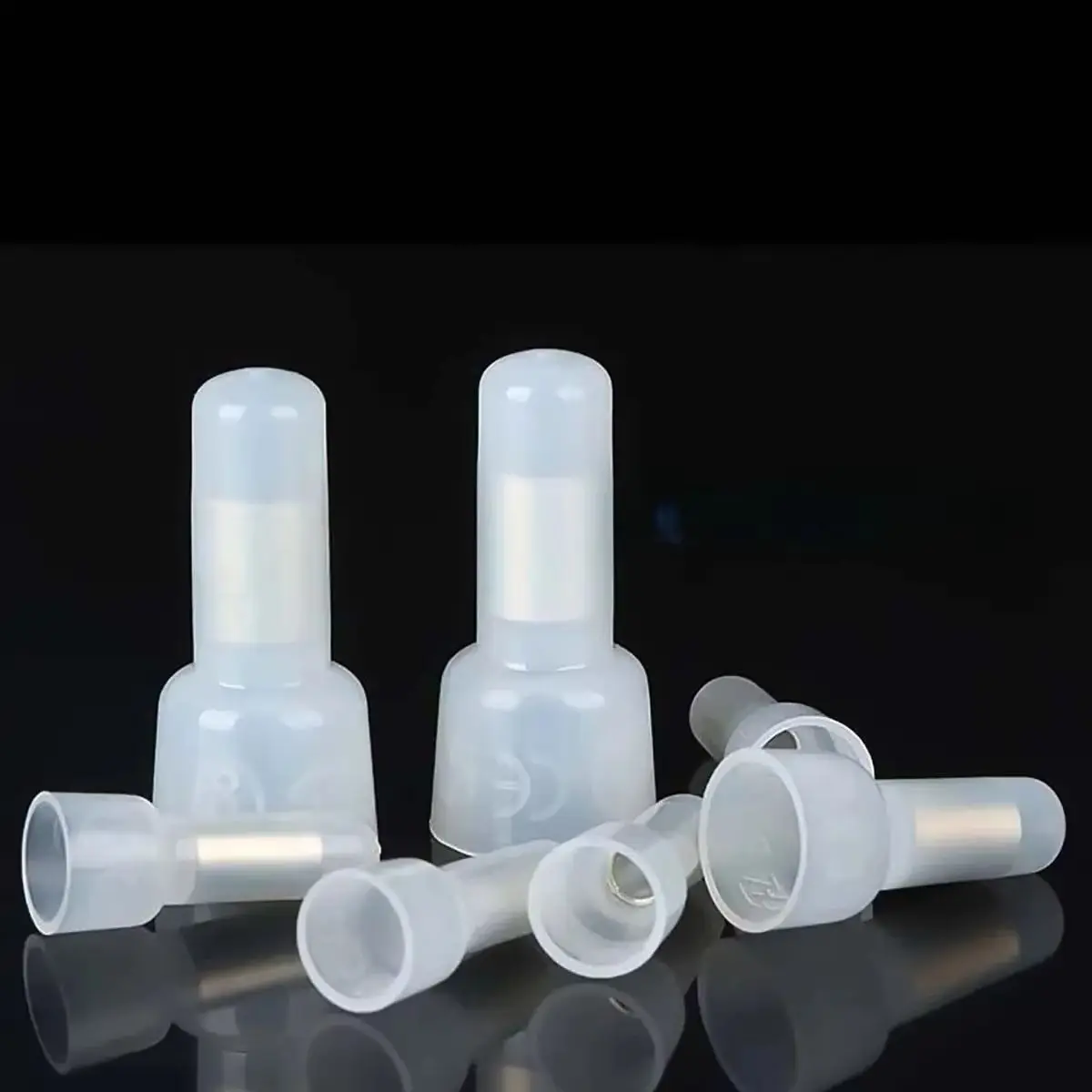 10~2000Pcs CE Type CE-1 CE-2 CE-5 CE-8 Wire Terminal Pressure Line Nylon66 Closed End Cap Connector Car Audio Cable Crimp Splice