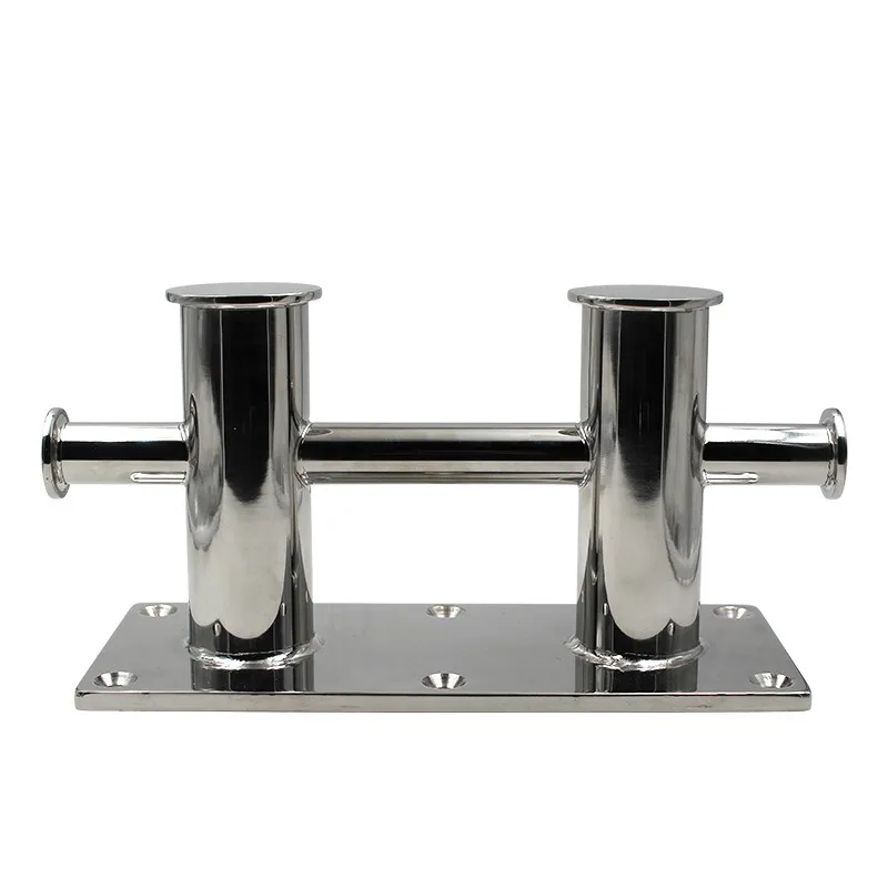Double rod tether seat Yacht marine cable pile Stainless steel Corrosion and salt resistance